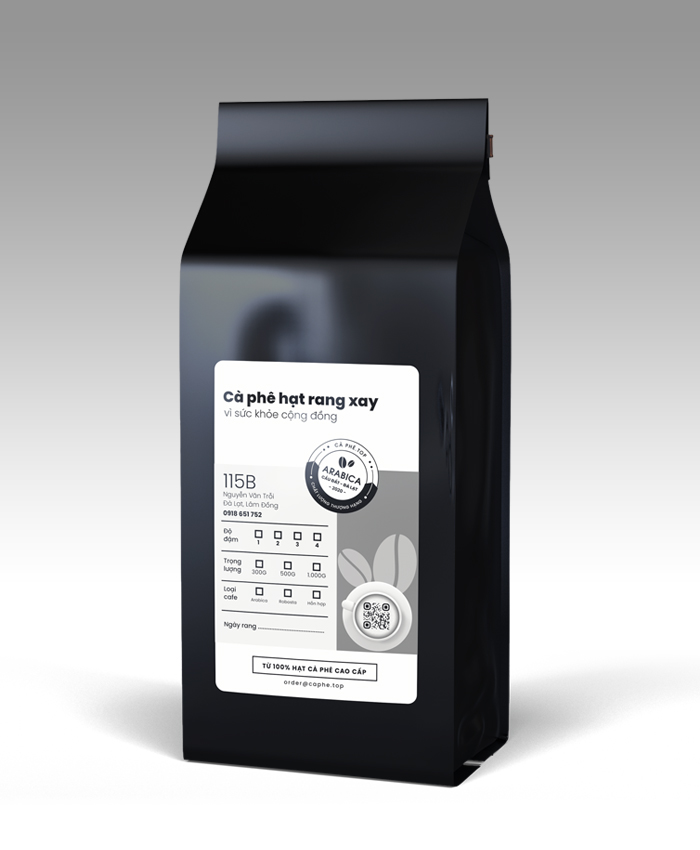 Cà phê Arabica Cầu Đất - Rang sáng màu (Light - 500GR)
